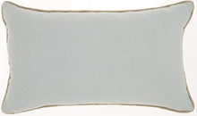 Load image into Gallery viewer, Mina Victory Luminecence Beaded Pleated Velvet Powder Throw Pillow PN949 12&quot;X20&quot;
