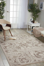 Load image into Gallery viewer, Nourison Graphic Illusions GIL01 Grey 8&#39;x11&#39; Rug GIL01 Grey/Camel
