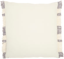 Load image into Gallery viewer, Kathy Ireland Pillow Woven Plaid Check Grey Throw Pillow SH300 20&quot;X20&quot;
