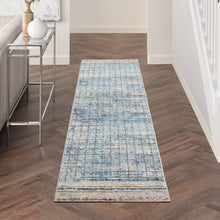 Load image into Gallery viewer, Nourison Concerto 10&#39; Runner Area Rug CNC13 Blue
