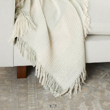 Load image into Gallery viewer, Mina Victory Cotton Spa Throw Blanket SH702 50&quot;X60&quot;
