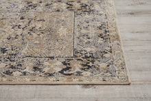 Load image into Gallery viewer, kathy ireland Home Malta MAI05 Blue and Ivory 8&#39; Runner Hallway Rug MAI05 Ivory/Blue
