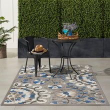 Load image into Gallery viewer, Nourison Aloha 4&#39;x6&#39; Grey Patio Area Rug ALH20 Grey/Multi
