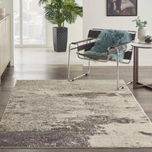 Load image into Gallery viewer, Nourison Celestial 4&#39; x 6&#39; Area Rug CES02 Ivory/Grey
