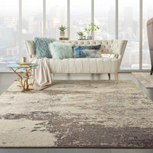 Load image into Gallery viewer, Nourison Celestial 8&#39; x 11&#39; Area Rug CES02 Ivory/Grey
