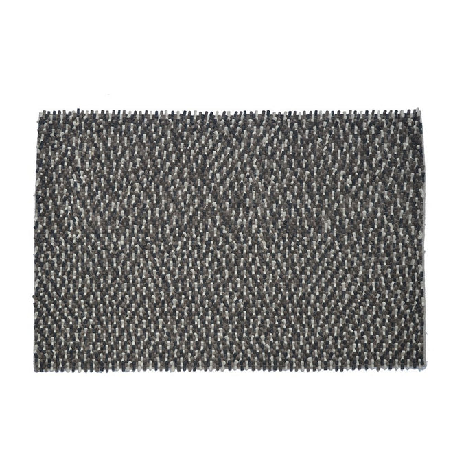 Chanda - Handmade Wool Braided Shaggy Rug - GFURN