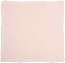 Load image into Gallery viewer, Mina Victory Life Styles Quilted Chevron Blush Throw Pillow ET299 18&quot; x 18&quot;
