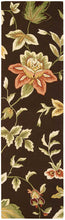Load image into Gallery viewer, Nourison Fantasy FA11 Brown 8&#39; Runner Hallway Rug FA11 Chocolate
