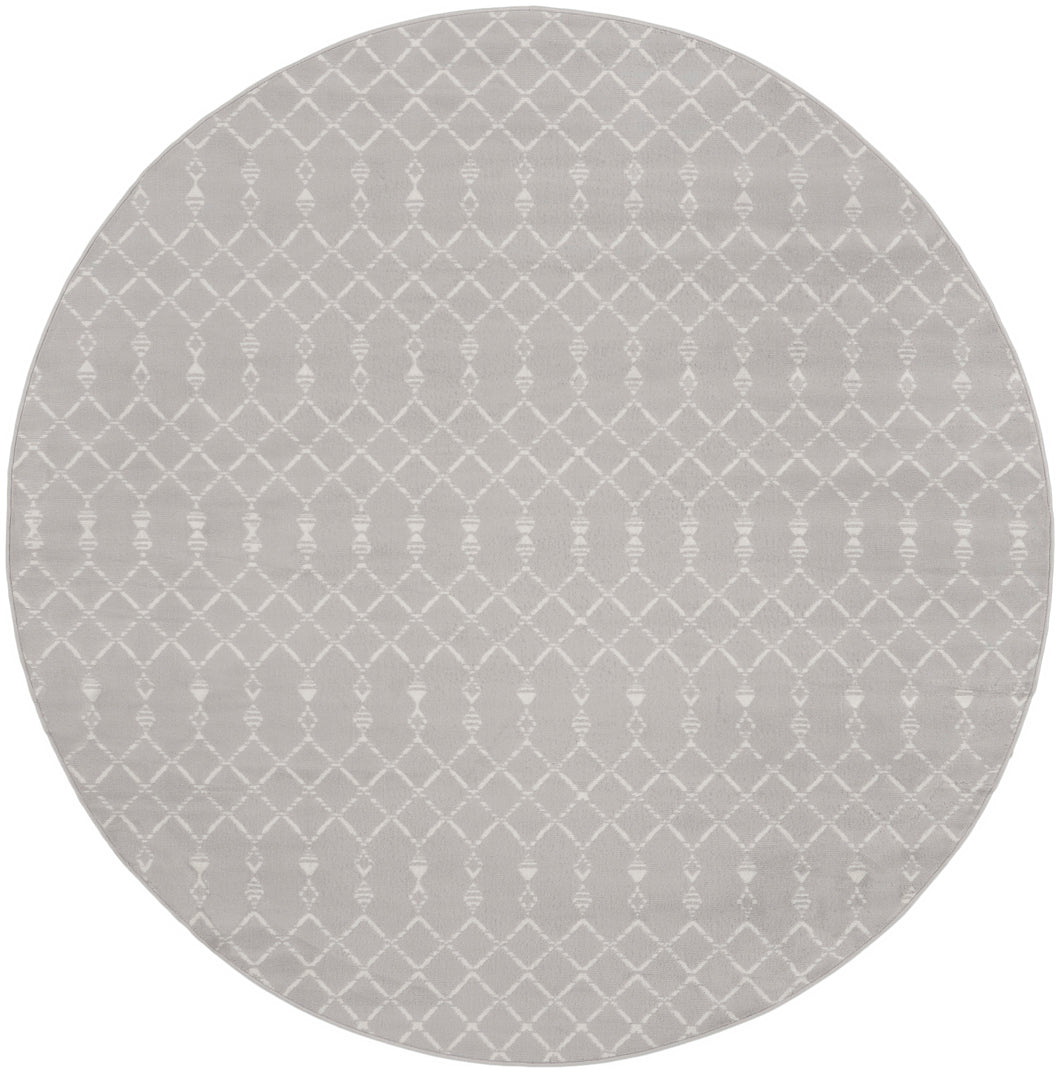 Nourison Whimsicle 8' Round Area Rug WHS02 Grey