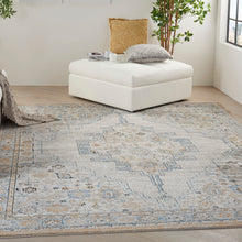 Load image into Gallery viewer, Nourison Concerto 7&#39; x 10&#39; Area Rug CNC09 Grey/Light Blue
