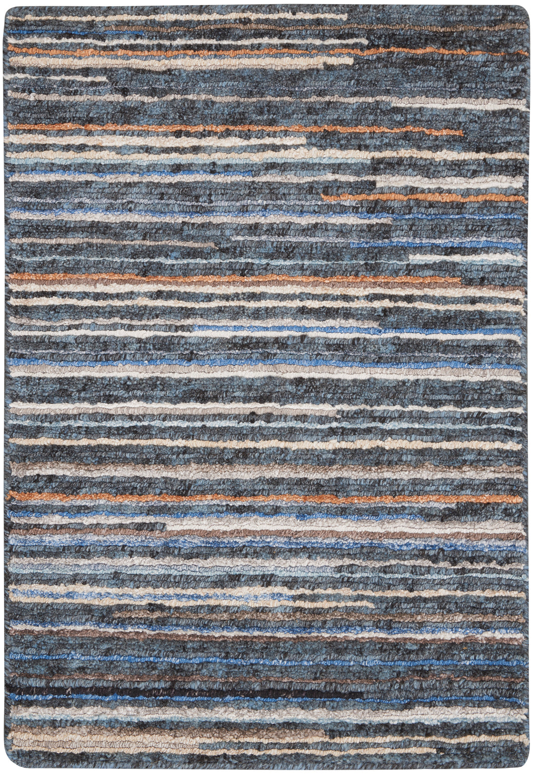 Nourison Plateau 2' x 3' Area Rug PAE01 Blue