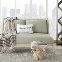 Load image into Gallery viewer, Nourison Trendy, Hip, New-Age &quot;Of All The Things&quot; White Throw Pillow QY280 12&quot;X20&quot;
