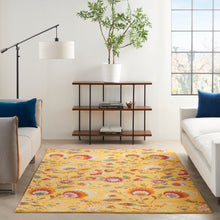 Load image into Gallery viewer, Nourison Allur 4&#39; x 6&#39; Yellow Multicolor Area Rug ALR08 Yellow Multicolor
