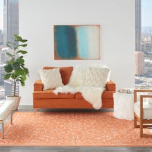 Load image into Gallery viewer, Nourison Home &amp; Garden 8&#39; Square Area Rug RS019 Orange
