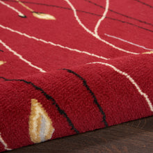 Load image into Gallery viewer, Nourison Grafix GRF15 Red 10&#39; Runner Area Rug
