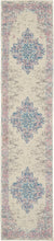 Load image into Gallery viewer, Nourison Grafix GRF14 White and Pink 12&#39; Runner Hallway Rug GRF14 Ivory/Pink
