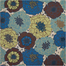 Load image into Gallery viewer, Nourison Home &amp; Garden RS021 Blue 9&#39; Square Rug RS021 Light Blue
