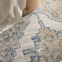Load image into Gallery viewer, Nourison Concerto 4&#39; x 6&#39; Area Rug CNC09 Grey/Light Blue
