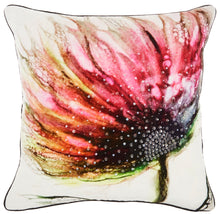 Load image into Gallery viewer, Mina Victory Luminecence Sequin Flower Multicolor Throw Pillow PN105 18&quot;X18&quot;
