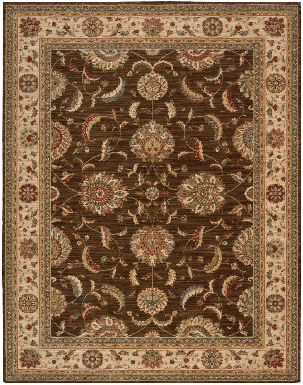 Nourison Living Treasures LI04 Brown 8'x10' Rug LI04 Brown