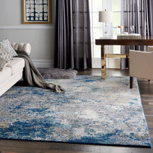 Load image into Gallery viewer, Nourison Artworks ATW02 Blue and Grey 10&#39;x13&#39; Rug ATW02 Blue/Grey
