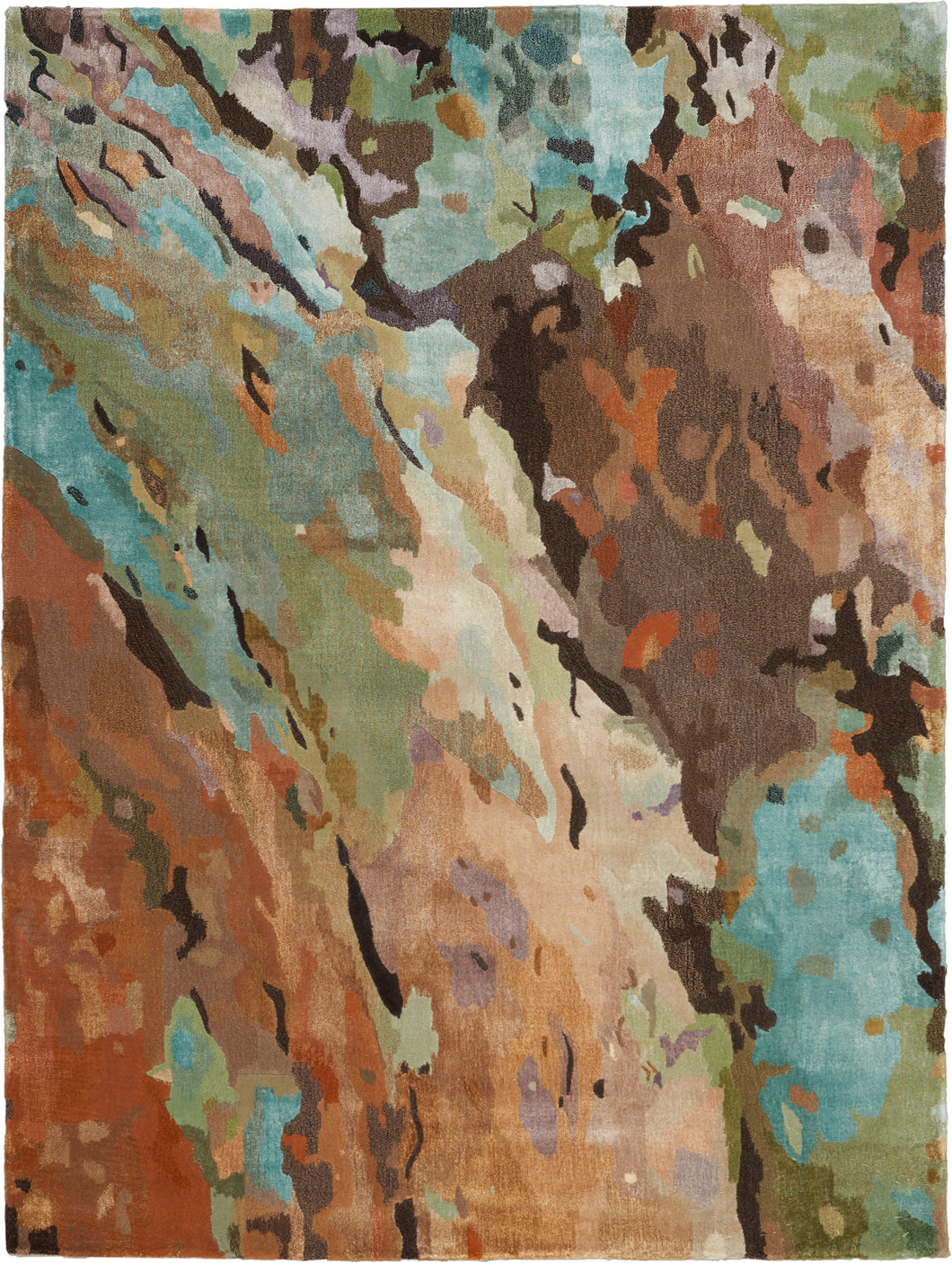 Nourison Prismatic 6'x8' Multicolor Abstract Area Rug PRS09 Multicolor