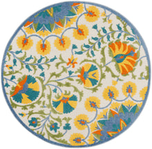Load image into Gallery viewer, Nourison Aloha 4&#39; Round Area Rug ALH22 Multicolor
