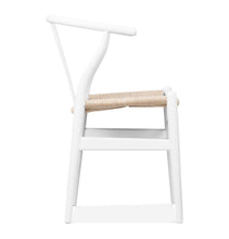 Load image into Gallery viewer, Dagmar Chair - White &amp; Natural Cord
