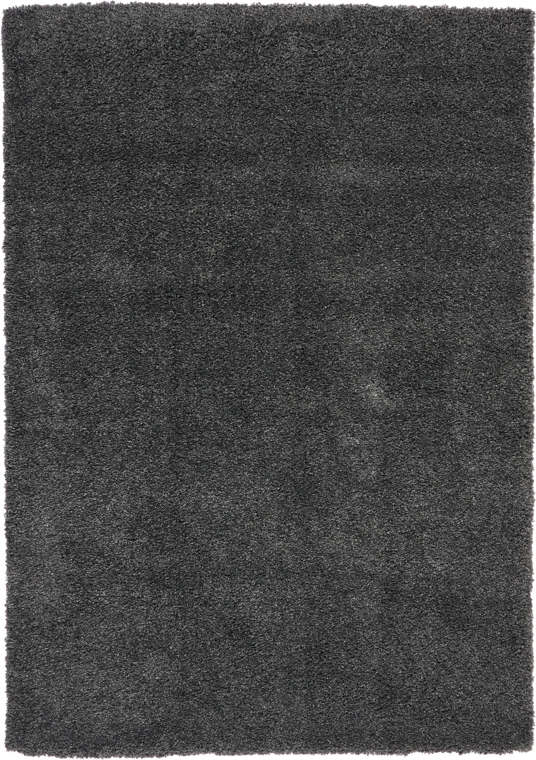 Nourison Malibu Shag MSG01 Charcoal 7'x10' Large Rug MSG01 Dark Grey