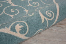 Load image into Gallery viewer, Nourison Home &amp; Garden RS019 Blue 8&#39;x11&#39; Rug RS019 Light Blue
