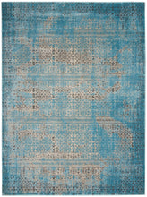 Load image into Gallery viewer, Nourison Karma KRM01 Blue 5&#39;x7&#39; Area Rug KRM01 Blue
