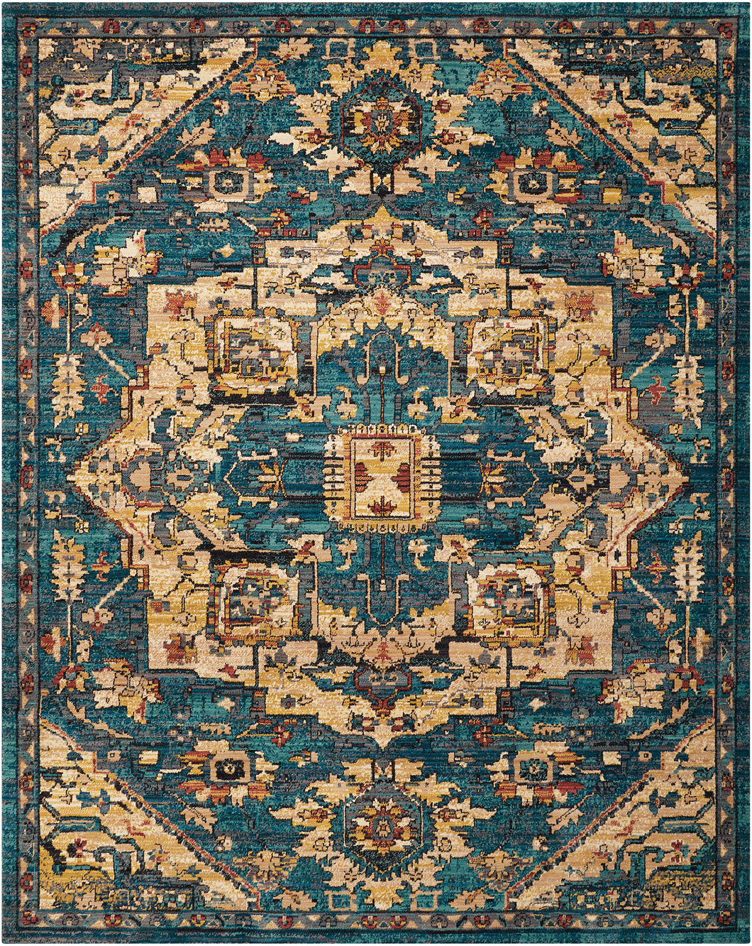 Nourison 2020 NR206 8'x11' Area Rug NR206 Teal