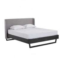Load image into Gallery viewer, Queen Bed Frame with ﻿Upholstered Headboard - Denton Queen Bed (200cm Side Rail)
