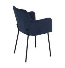 Load image into Gallery viewer, Desta Dining Armchair - Navy - DINING CHAIRS - GFURN
