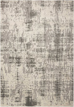 Load image into Gallery viewer, Michael Amini Gleam MA602 Grey and White 9&#39;x13&#39; Rug MA602 Ivory/Grey
