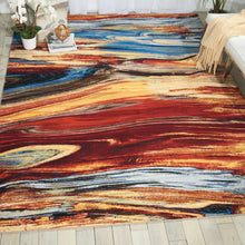 Load image into Gallery viewer, Nourison Chroma CRM04 Multicolor 9&#39;x12&#39; Oversized Rug CRM04 Lava Flow
