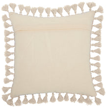 Load image into Gallery viewer, Mina Victory Life Styles Embroidered Burst Grey Throw Pillow ST407 18&quot;X18&quot;
