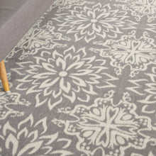 Load image into Gallery viewer, Nourison Jubilant JUB06 Grey 9&#39;x12&#39; Large Floral Rug JUB06 Ivory/Grey
