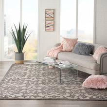 Load image into Gallery viewer, Nourison Aloha 10&#39;x13&#39; Grey Patio Area Rug ALH21 Grey/Charcoal

