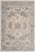 Load image into Gallery viewer, kathy ireland Home Malta MAI05 Blue and Ivory 5&#39;x8&#39; Area Rug MAI05 Ivory/Blue
