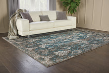Load image into Gallery viewer, Nourison Karma KRM04 Blue and Brown 8&#39;x11&#39; Oversized Rug KRM04 Blue
