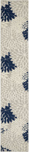 Load image into Gallery viewer, Nourison Aloha 2&#39;x12&#39; Ivory Navy Area Rug ALH05 Ivory/Navy

