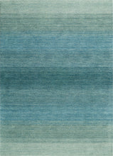 Load image into Gallery viewer, Calvin Klein Linear Glow GLO01 Blue 4&#39;x6&#39; Area Rug GLO01 Aqua
