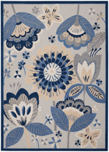 Load image into Gallery viewer, Nourison Aloha 9&#39; x 12&#39; Area Rug ALH25 Blue/Grey
