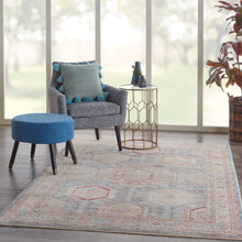 Load image into Gallery viewer, Nourison Homestead 5&#39;x8&#39; Traditional Area Rug HMS01 Light Blue Multi
