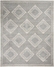 Load image into Gallery viewer, Nourison Concerto 7&#39; x 10&#39; Area Rug CNC16 Grey/Ivory/Blue
