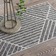 Load image into Gallery viewer, Nourison Cozumel 2&#39; x 4&#39; Area Rug CZM05 Dark Grey
