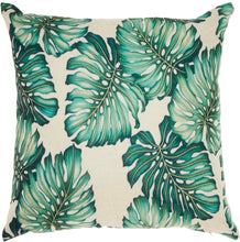 Load image into Gallery viewer, Nourison Trendy, Hip, New-Age Velvet Tropical Palm Multicolor Throw Pillow L9017 18&quot; x 18&quot;
