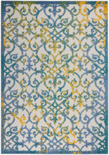 Load image into Gallery viewer, Nourison Aloha 4&#39; x 6&#39; Area Rug ALH21 Ivory Blue
