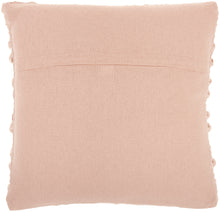 Load image into Gallery viewer, Mina Victory Life Styles Woven Stripes Blush Throw Pillow DC827 17&quot;X17&quot;
